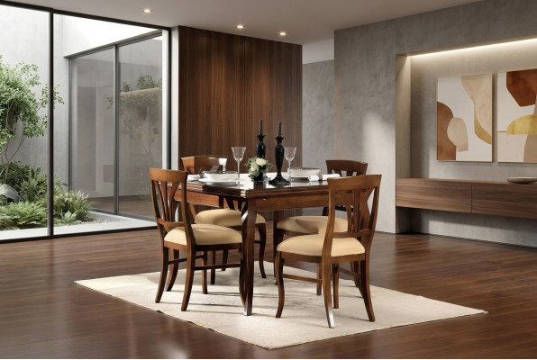 Iessdësch antik Stil Massivholzmöbel Italienesch Iessdëscher Dësch Holz Dëscher