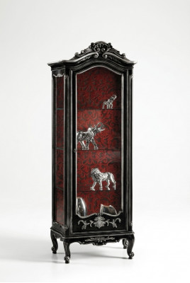 Vitrine Schaf Vitrinen Wunnzëmmer Schranken Anrichteitalienesch Miwwelen Holz.