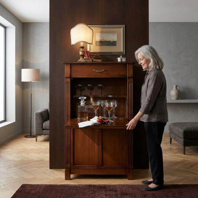 Kommoden Holz Schief Schränk Miwwel Kommode Sideboard Schaf Klassesch nei