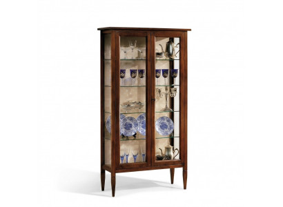 Wunnzëmmer Kommode Glas Schaf Vitrine Iesszëmmer Kommode Holz Schief Möbel