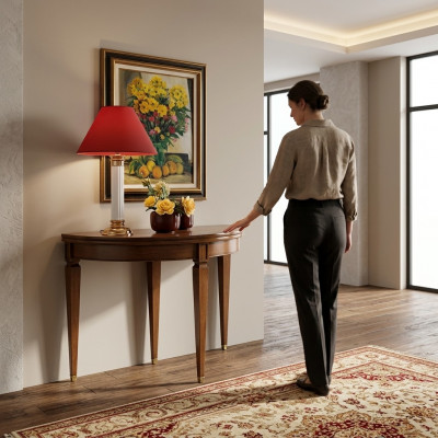 Konsolendësch Designer Holz Dësch Konsol Konsolendëscher Schmink Konsol Miwwelen