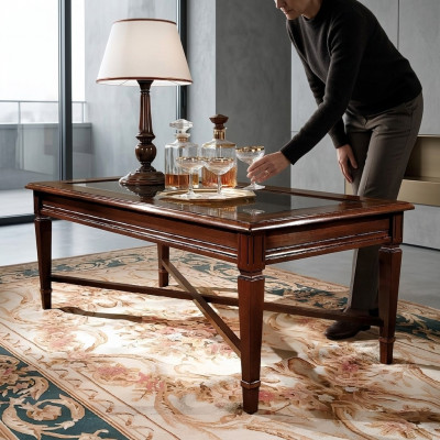 Couchtisch Kaffisdësch Designer Dësch Wunnzëmmertësch Dëscher Bäistelltësch Nei