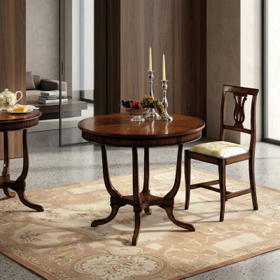 Niewentstull Kaffisdësch Design Dësch Wunnzëmmertësch Dëscher Couchdësch Massiv