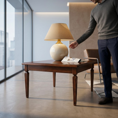 Niewentafel Dësch Kaffisdësch Designer Dësch Wunnzëmmerdësch Dëscher Nei