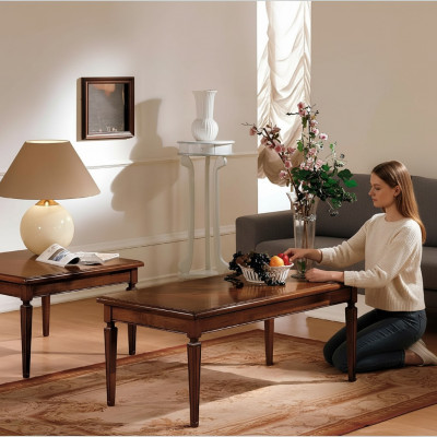 Couchtisch Kaffisdësch Design Dësch Wunnzëmmerdësch Dëscher Säitendësch Massiv