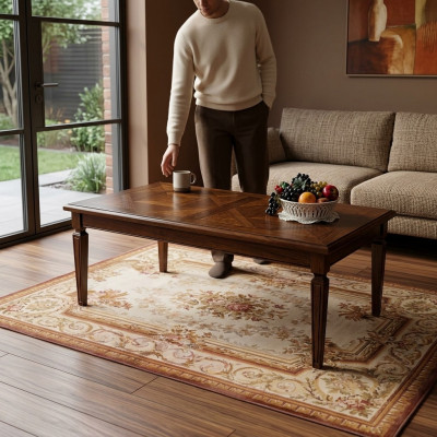 Couchtisch Holz Niewentisch Kaffisdësch Designer Dësch Wunnzëmmertisch Dëscher