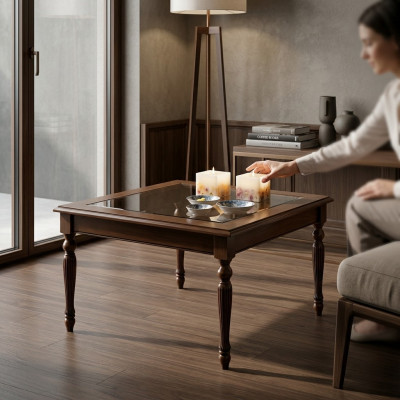 Couchtisch Holz Niewentisch Kaffisdësch Designer Dësch Stuffendësch Dëscher