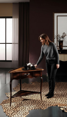 Niewentisch Kaffisdësch Design Dësch Wunnzëmmerdësch Dëscher Canapéisdësch Massiv