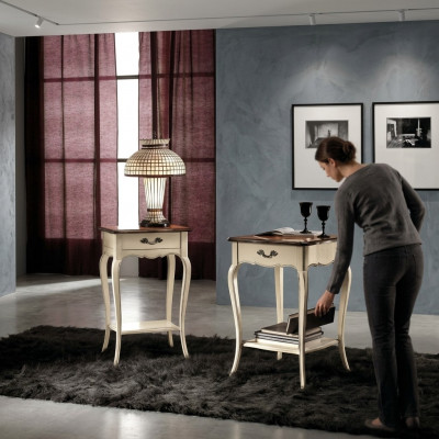 Telefonsdësch Bäistelltdësch Konsolendësch Blummendësch Dësch Holz Dëscher Miwwelen Nei
