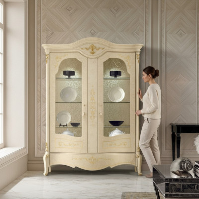 Luxus Vitrine Schaf Klassesch Vitrin Stuff Schief Anrichte Holz Neien