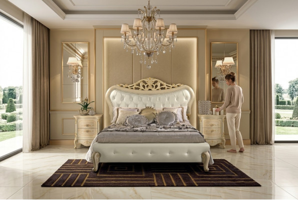 Bett Polster Design Duebel Better Schlofzëmmer Holz Chesterfield Bettrahmen Nei