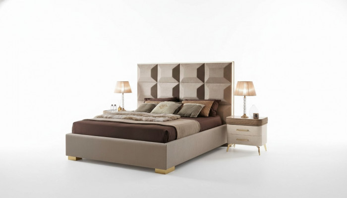 Bett Holz Duebel Schlofzëmmer Better Brong Bettkader Modern Duebelbett Miwwelen