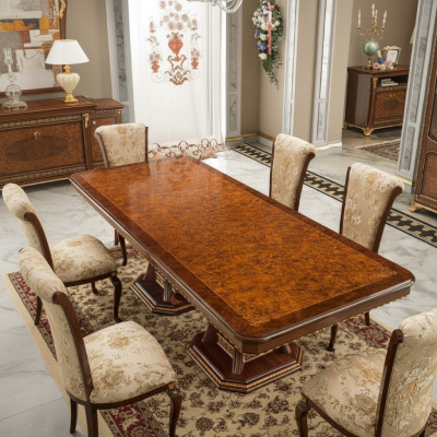 Iessdësch Design Miwwelen Ariichtung Dëscher Massivholz Dësch Nei Luxus Italienesch