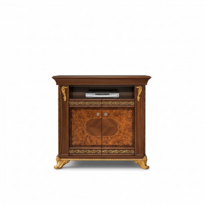 TV-Schaf Luxus Sideboard Kommode Wunnzëmmer Schaf Miwwelen Schief Regal Holz