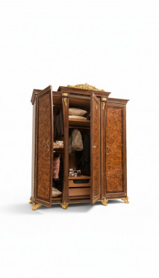 Schaf Massiv Schlofzëmmer Miwwelen Italien Echt Holz Kleederschaf Holzschaf