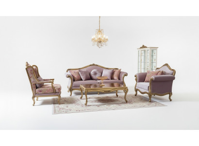 Sofa Garnitur 3+2+1 Dësch Sëtzgeleeënheet Polstersofa Wunnlandschaft Sofen