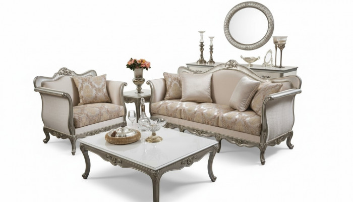 Dräisëtzer Sofa 3-Sëtzer Sofas Luxus Textil Couchen grouss Polster Designer