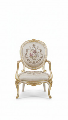 Fotell Miwwelen Still Art déco Design Fauteuil Textil Wunnzëmmer Lounge