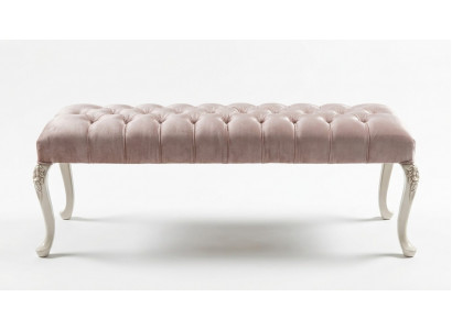 Hocker Polster Sëtz Design Textil Relax Luxus Sëtzbank Stoff Chesterfield