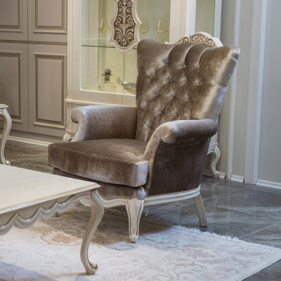 Luxus Design Fotell klasseschen Trounfotell Wunnzëmmer chesterfield Neit
