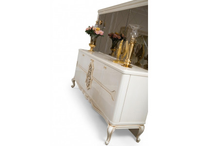 Luxus Regal xxl Regal Kommode Dressoir Schaf wäiss Anrichte
