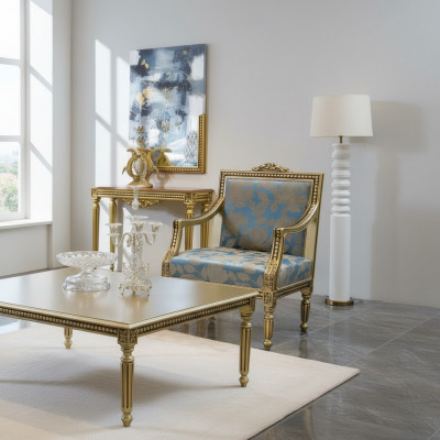 Sëtzpolster Still Gold Stoff Luxus Design Stull Eenzeler Klassesch
