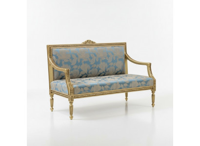 Zwee-Sëtzer Klassiker Sofa Couche Gepolstert Miwwelen Italienesch Miwwelen Sofasen Couchen