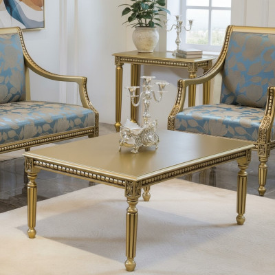Couchtisch Niewentisch Wunnzëmmer Holz Dëscher Luxus Stil Dësch Nei