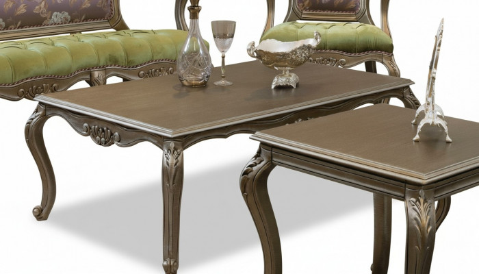 Couchtisch Bäistelltisch Wunnzëmmer Holz Dëscher Bäistell Luxus Stil Dësch
