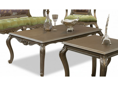 Couchtisch Bäistelltisch Wunnzëmmer Holz Dëscher Bäistell Luxus Stil Dësch
