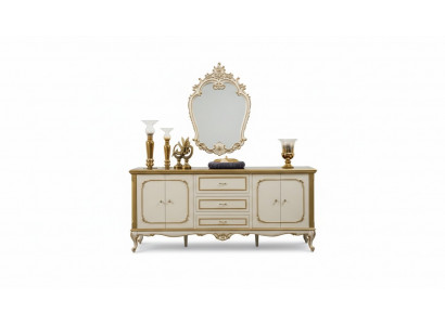 Italienesch Miwwelen Kommode Gold Barock Rokoko Sideboard Kommoden Holz
