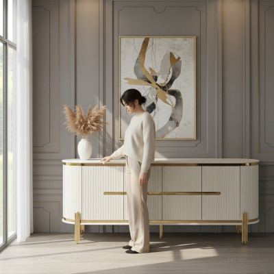Luxus Sideboard Kommoden Holz Design Schlofkummer Kommode Stil Modern
