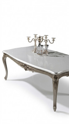 Dësch Luxus Iesszëmmerdësch Iesszëmmer Holz Dësch Dëscher Art déco Miwwelen