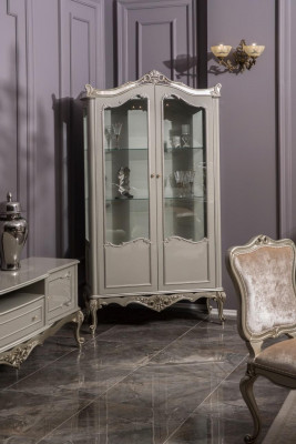Hellgréng Witrin Barock Rokoko Schaf Glasschaf Witrinnen Klassesch