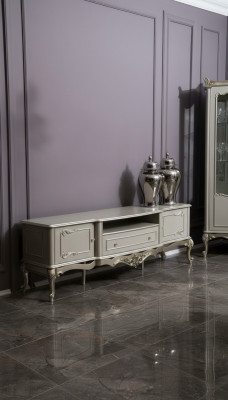 Luxus Sideboard Tëlee Mauer tv Schaf rtv Miwwelen Schief aus Holz Lowboard