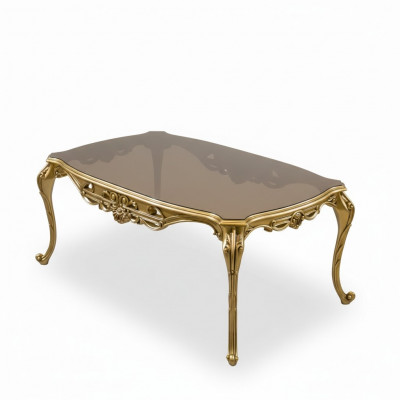 Gëllene Couchdësch Säitendësch Kaffisdësch Design Dësch Wunnzëmmer