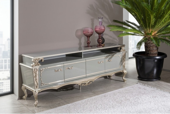 Sideboard Luxus Regal Holz Anrichte Schief Schränker Wunnzëmmer Lowboard Design