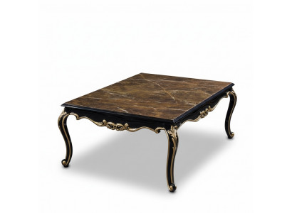 Holz Couchtisch Kaffisdësch Bäizestell Design Dësch Wunnzëmmertësch Dëscher