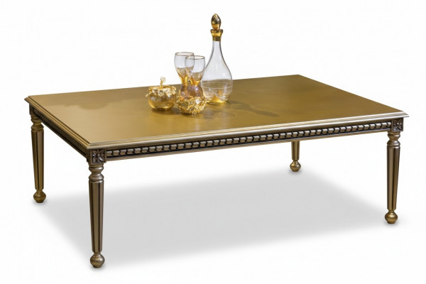 Couch Dësch Kaffi Dëscher Wunnzëmmer Luxus Couchtisch Design Gold Neien