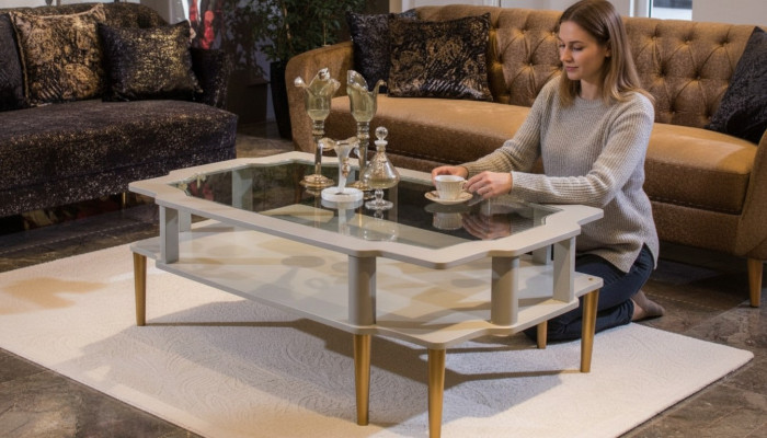 Canapé Dësch Niewendësch Kaffisdësch Design Dësch Wunnzëmmer Dëscher Miwwelen