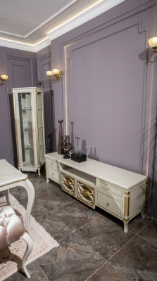 Luxus TV Schief Lowboard RTV Miwwel Kader Schief Sideboard Barock