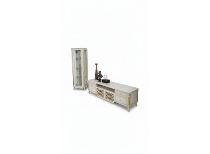 Luxus TV Schief Lowboard RTV Miwwel Kader Schief Sideboard Barock