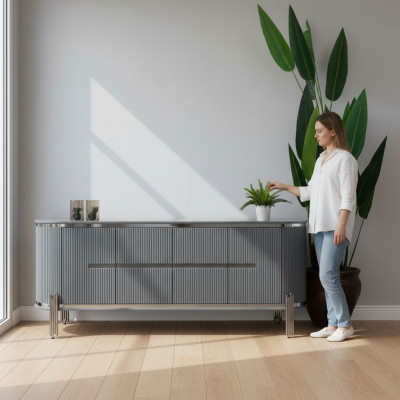 Klassesche Sideboard Kommode Holz Schaf Schief Luxus Miwwelen Kommoden Nei