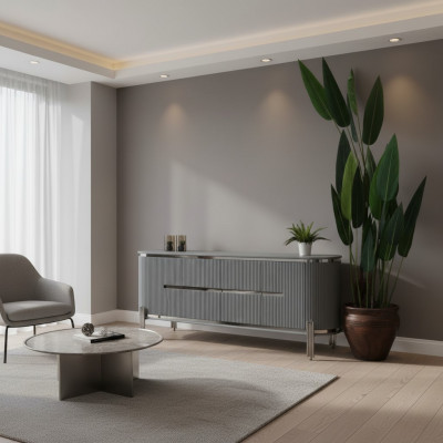 Klassesche Sideboard Kommode Holz Schaf Schief Luxus Miwwelen Kommoden Nei