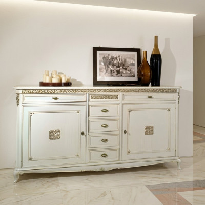Antik Barock Stil Kommode Kommode Wunnzëmmer Schlofkummer Regal Sideboard Nei