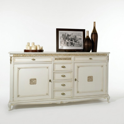Antik Barock Stil Kommode Kommode Wunnzëmmer Schlofkummer Regal Sideboard Nei