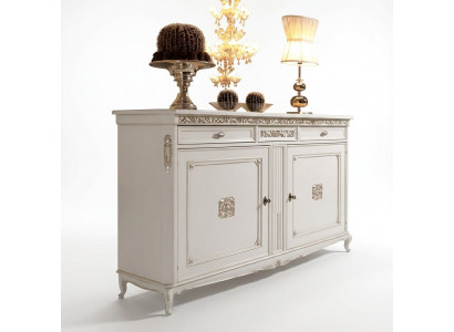 Klassesch antik Stil Kommode Sideboard Kommoden Holz Schaf Anrichte Wäiss Nei