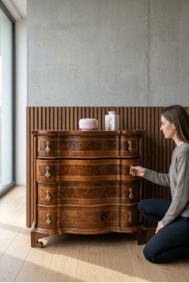 Kommod Sideboard Schaf Holz Kommoden Italienesch Miwwelen Ariichtung Schief