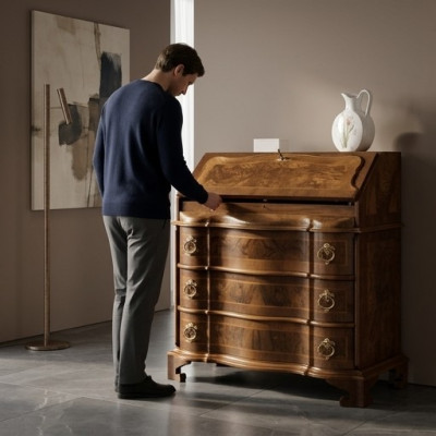 Kommode Anrichte Sideboard Miwwelen Braun Massiv Sideboards Holz Schaf Kommoden