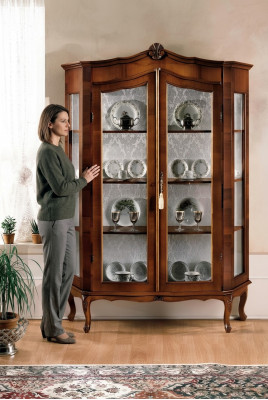 Wunnzëmmer Anrichte Glas Schaf Vitreschaf Iesszëmmer Anrichte Holz Schranken Miwwelen